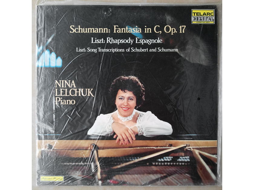 SEALED Audiophile Telarc/Nina Lelchuk/Schumann - Fantasia in C Op.17, Liszt Rhapsody Espagnole, Song Transcriptions of Schubert and Schumann
