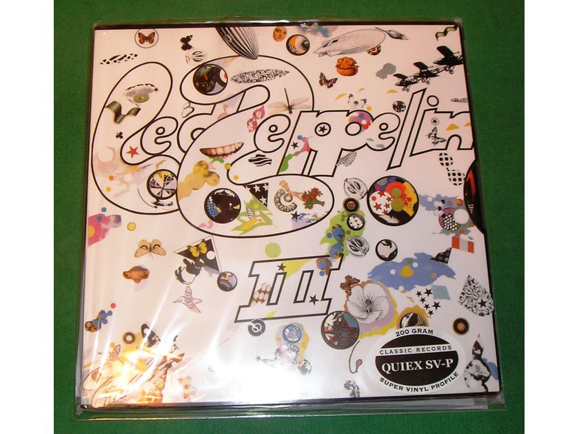 LED ZEPPELIN III - * CLASSIC RECORDS 200 GRAM PRESS *  NEW * SEALED