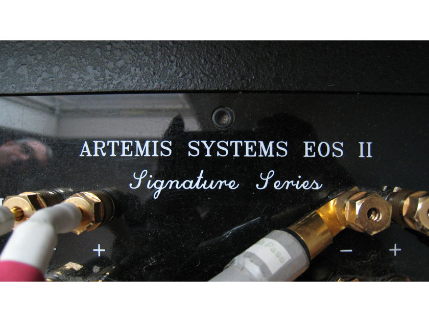 Artemis EOS Signature 2 speakers w/ Large Bass Module, External Crossover Top of the line model Eton, Accuton