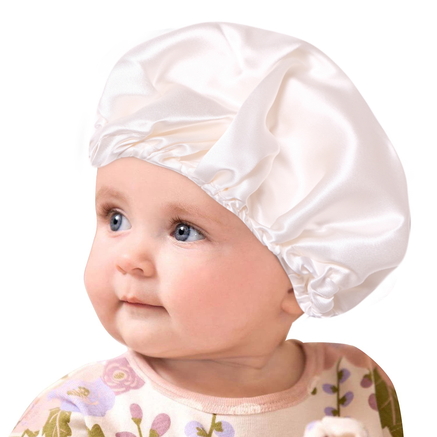 black silk hair bonnet for sleeping