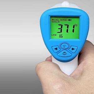 Thermomètre Frontal Infrarouge, Thermometre Sans Contact, Thermometre Pour Bébés et Adultes, Thermometre Pharmacie
