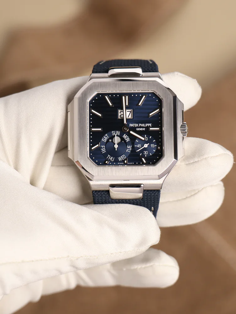 Patek Philippe Cubitus Platinum Blue Dial