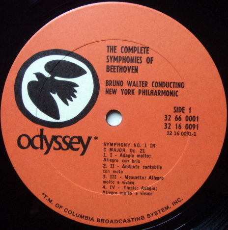 Columbia Odyssey / BRONO WALTER, - Beethoven The Nine S...