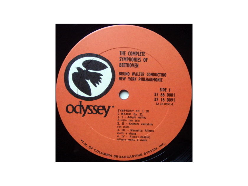 Columbia Odyssey / BRONO WALTER, - Beethoven The Nine Symphonies, MINT, 6LP Box Set!