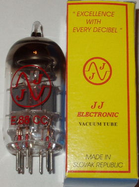 JJ preamp tubes ECC81/82/83/E88CC brand new in boxes