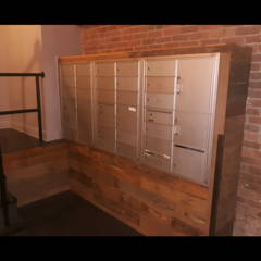 reclaimed wood locker cabinet