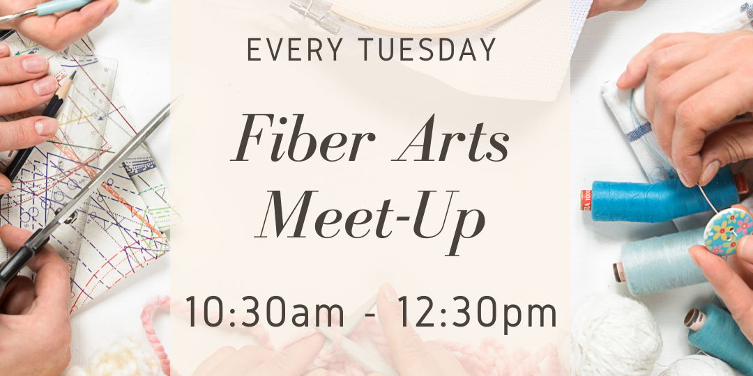 Fiber Arts Meet-Up promotional image