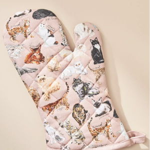 Cat Breeds A-Z Oven Mitt