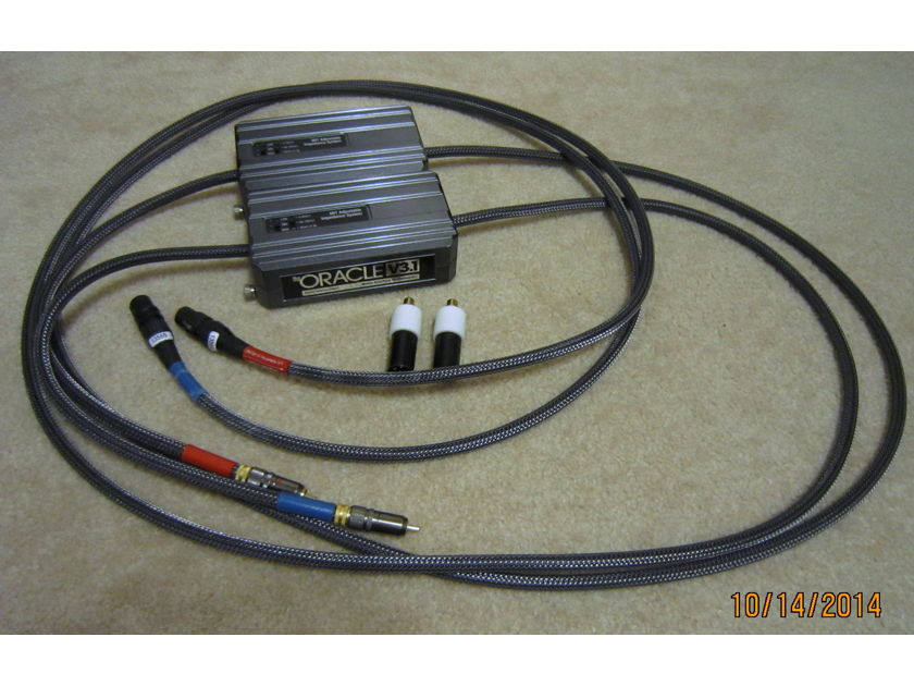 MIT Cables Oracle V3.1 interconnect 10 ft XLR/RCA & extra XLR adapter
