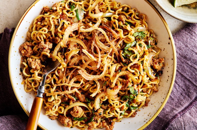 Ramen Noodles with Spicy Pork