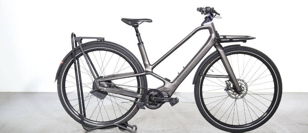 Orbea ebike on a stand