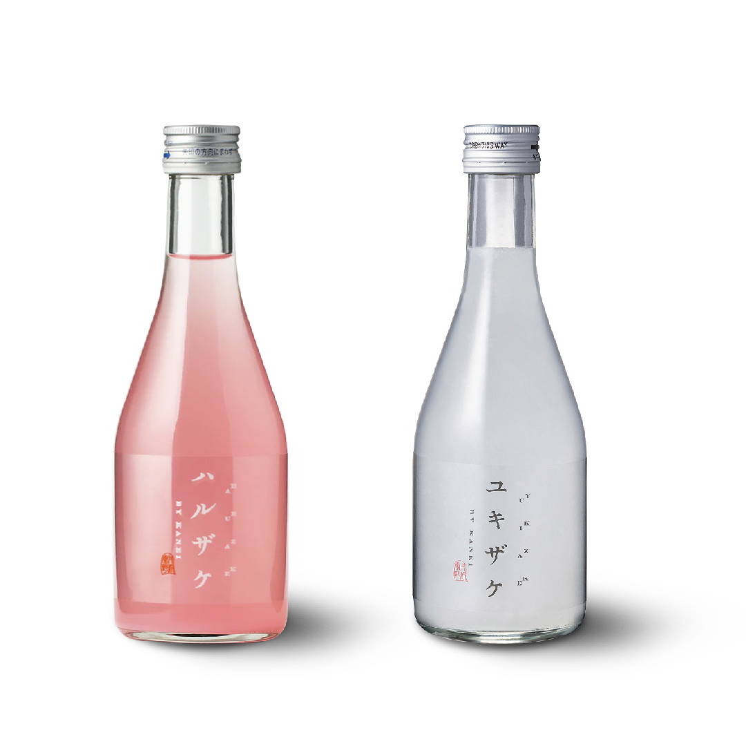 神奈川県の日本酒紅白セット「ハルザケ」と「ユキザケ」