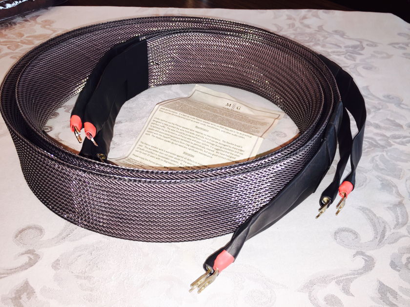 M G Audio Design PLanus III 6 foot pair copper speaker cable