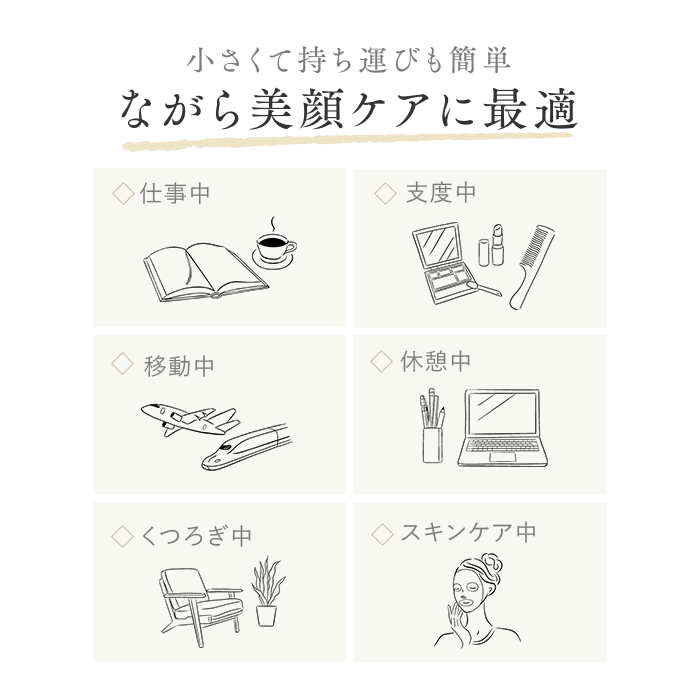 ながら美顔に最適