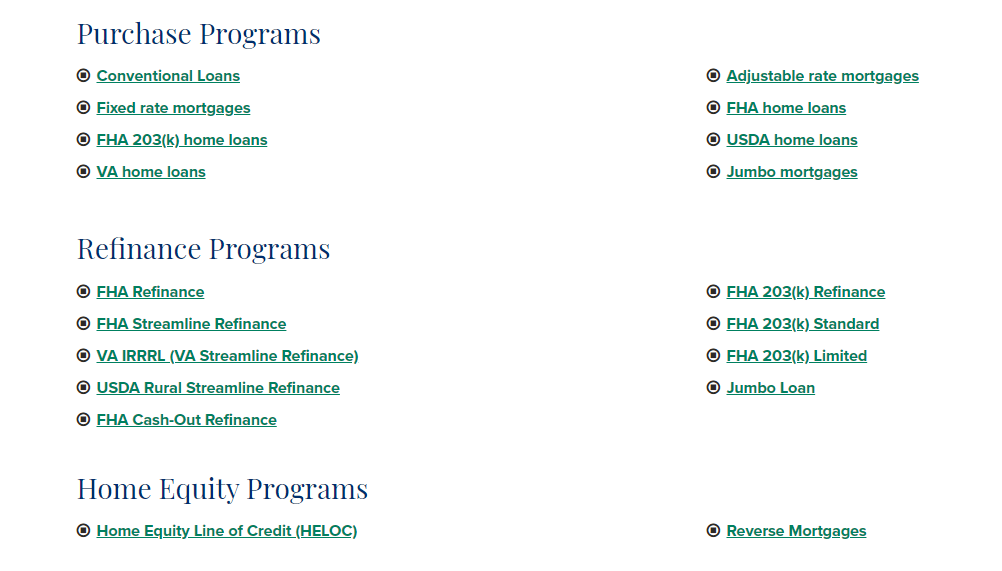 CrossCountry Mortgage product / service