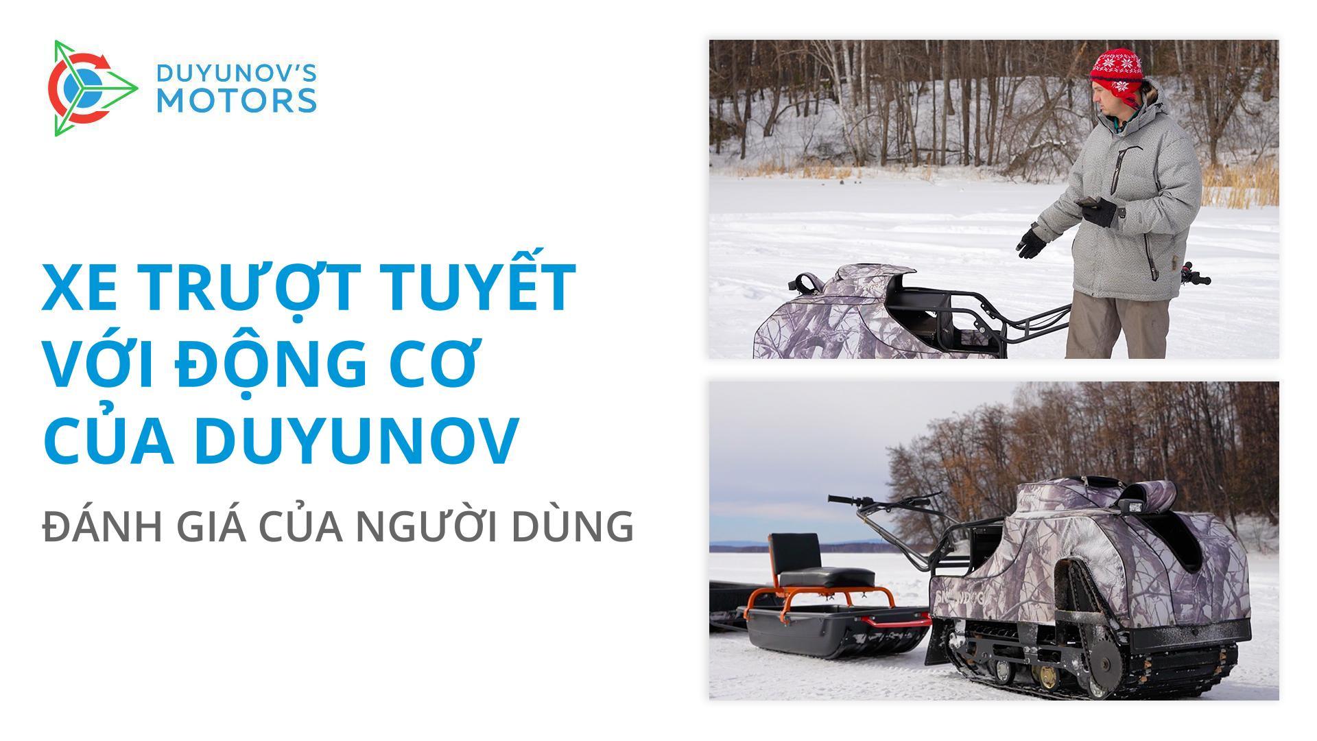 Xe trượt tuyết với động cơ của Duyunov: Đánh giá của người dùng