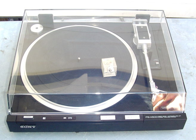 Sony PS-X500 BIOTRACER Turntable W/Stanton 881S Cartrid...