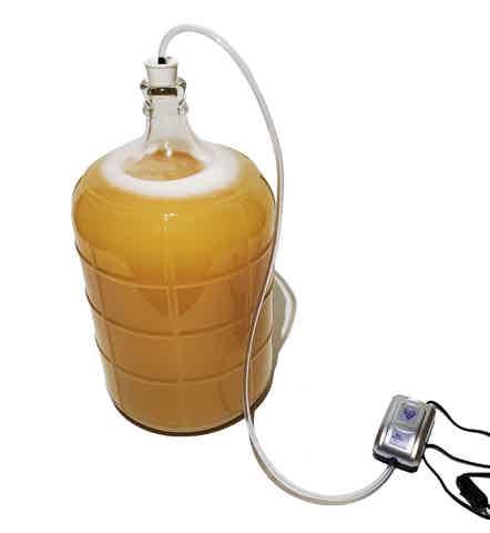 Gassy Grape Wine Degassing Pump with 5 Gallon Carboy