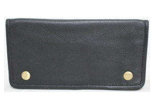 Quality Full Grain Vintage Leather Tobacco Pouch. Colour: Black. Style: 11033. Hide & Chic