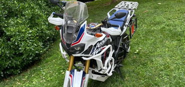 2017 HONDA AFRICA TWIN motorcycle for rent near Sterling, VA