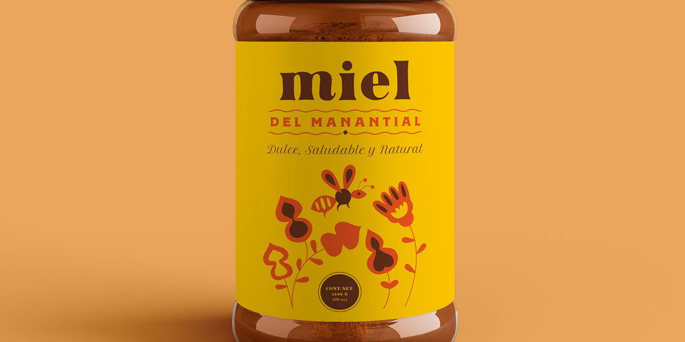 Honey Mama's  Dieline - Design, Branding & Packaging Inspiration
