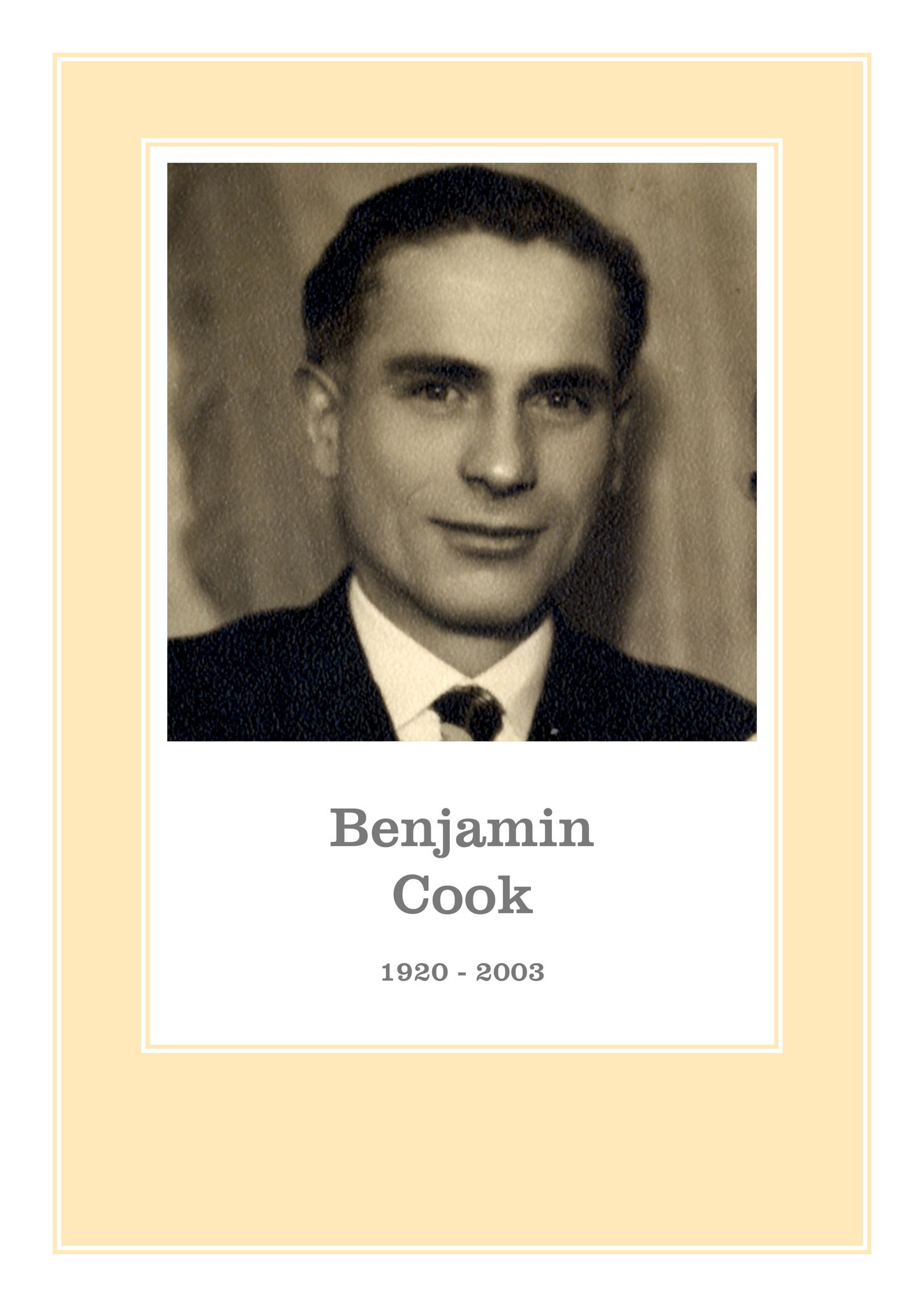 A3 Portrait - Pastel Yellow + Photo