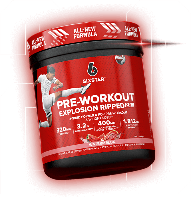Pre-workout Explosion Ripped 2.0 [Preworkout for Weight Loss