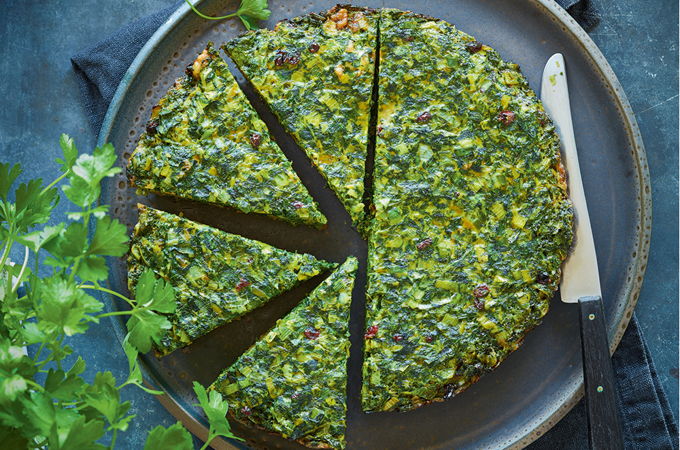 Galette perse aux herbes (Kuku Sabzi)