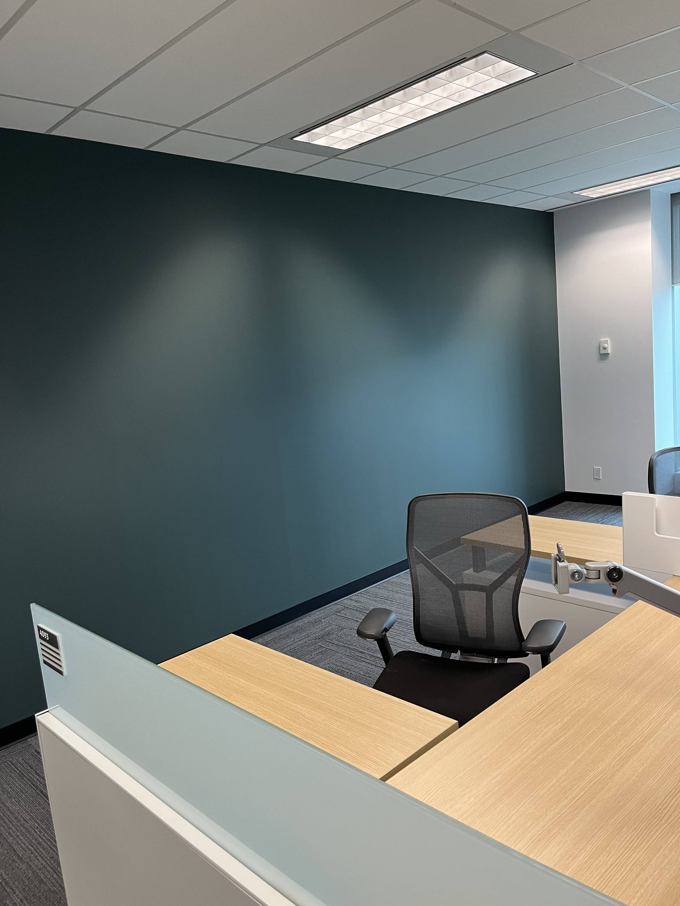 Commercial building wall