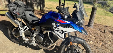 2024 BMW F 800 GS motorcycle for rent near Charlotte, NC