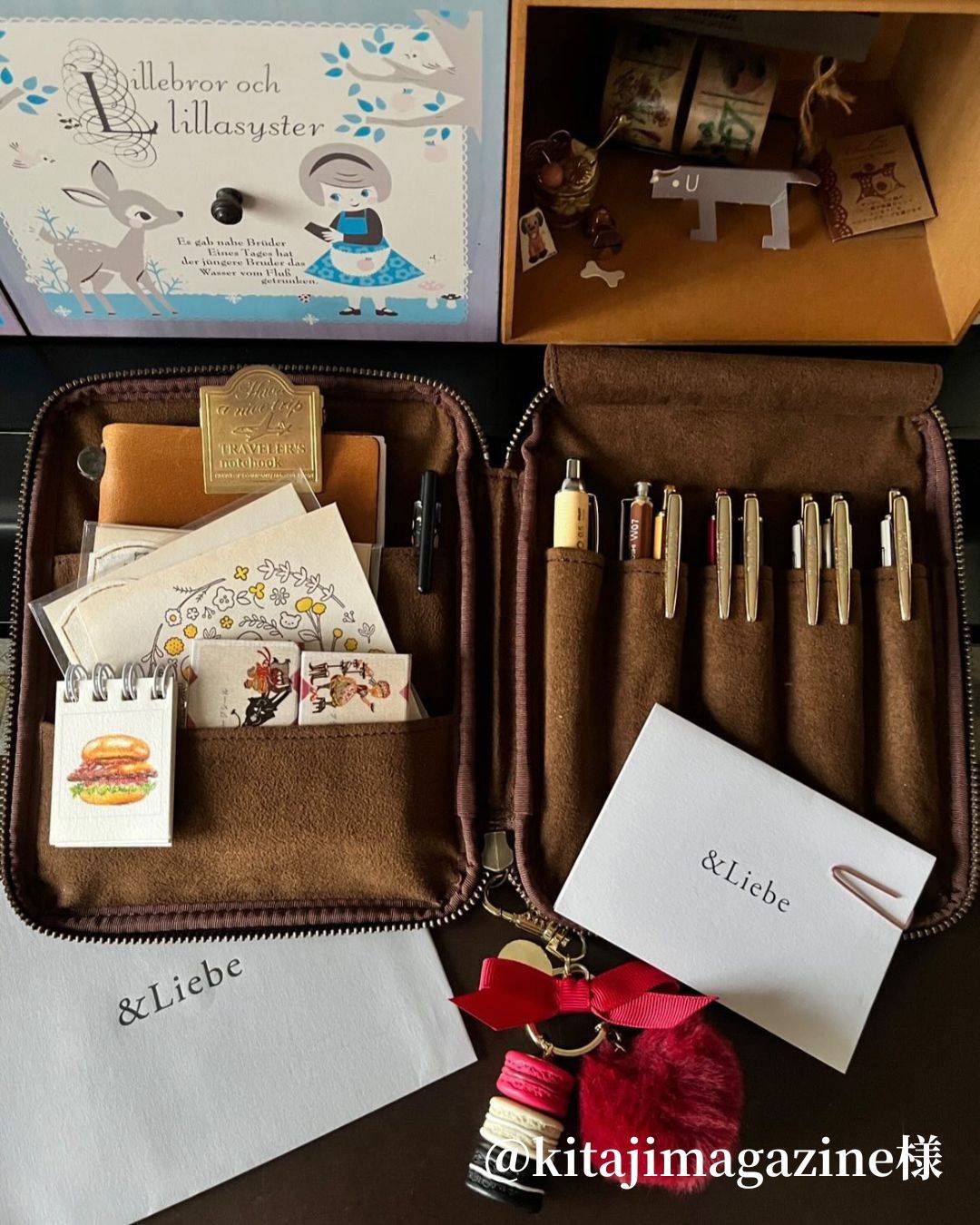お客様の文具ポーチの使い方 – &Liebe