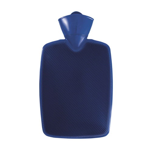 Bouillotte rainurée thermoplastique - Rouge
