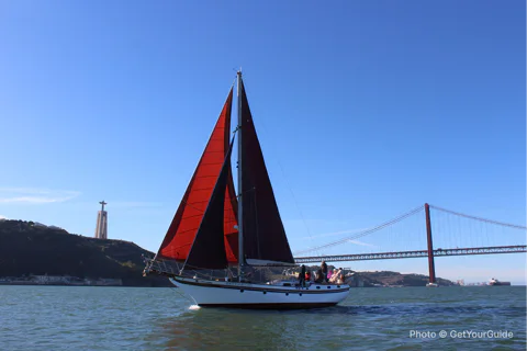 Sunset Cruise on a Vintage Sailboat 