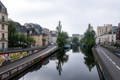 Centre de Rennes avec ses canaux et voies velo