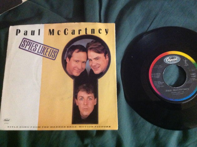 Paul McCartney - Spies Like Us 45 With Sleeve NM Capito...