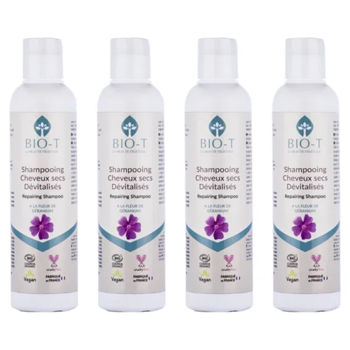 Bio Shampoo für trockenes Haar - 4er Pack