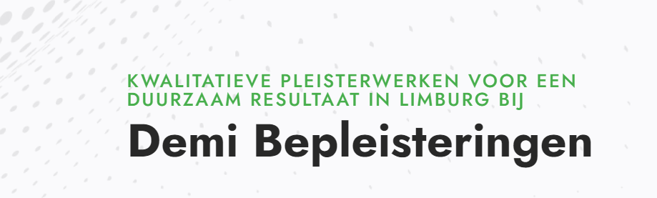 Afbeelding bij het profiel van Demi Bepleisteringen