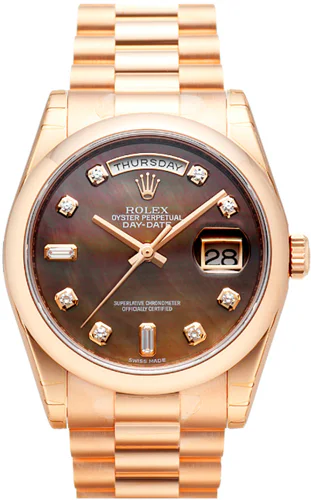 Rolex Day-Date 36 MOP with Diamonds 118205