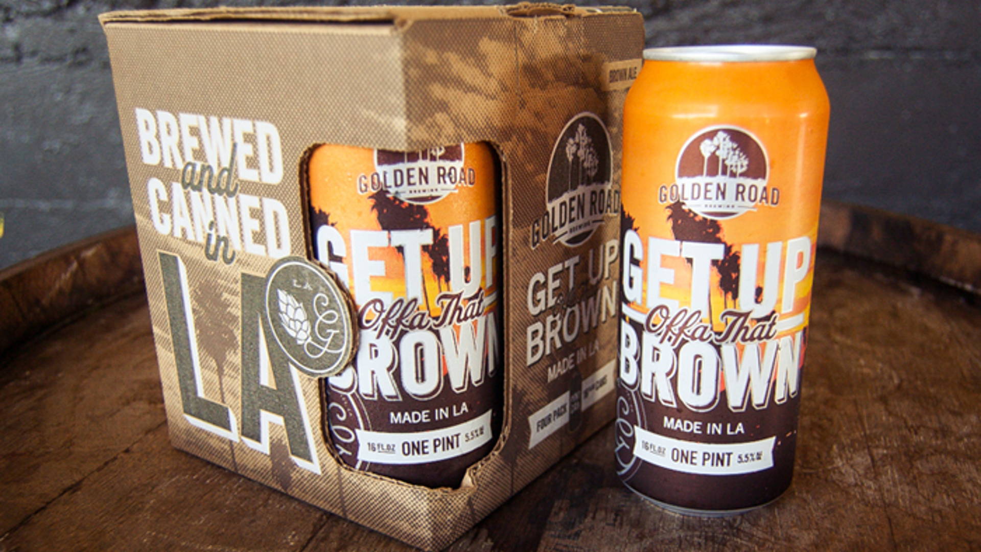 Featured image for  Golden Road Brewing's Get Up Offa' That Brown