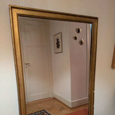 Miroir ancien doré