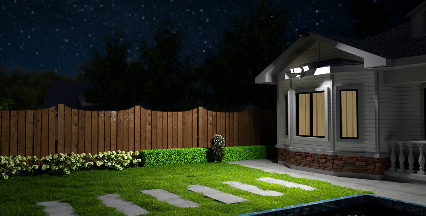 Onforu Exterior LED Solar Motion Lights for Pathway