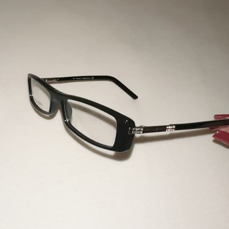 YSL 90’s Rectangular Black Glasses