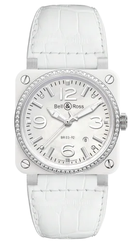 BR 03 92 White Ceramic / Diamond