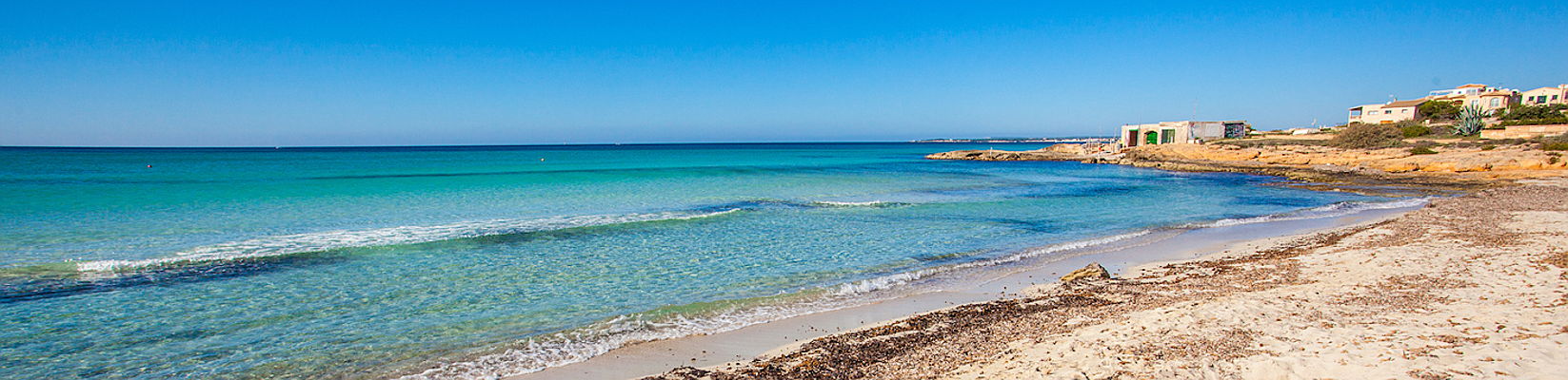  Balearic Islands
- Beach in the area of Santanyi