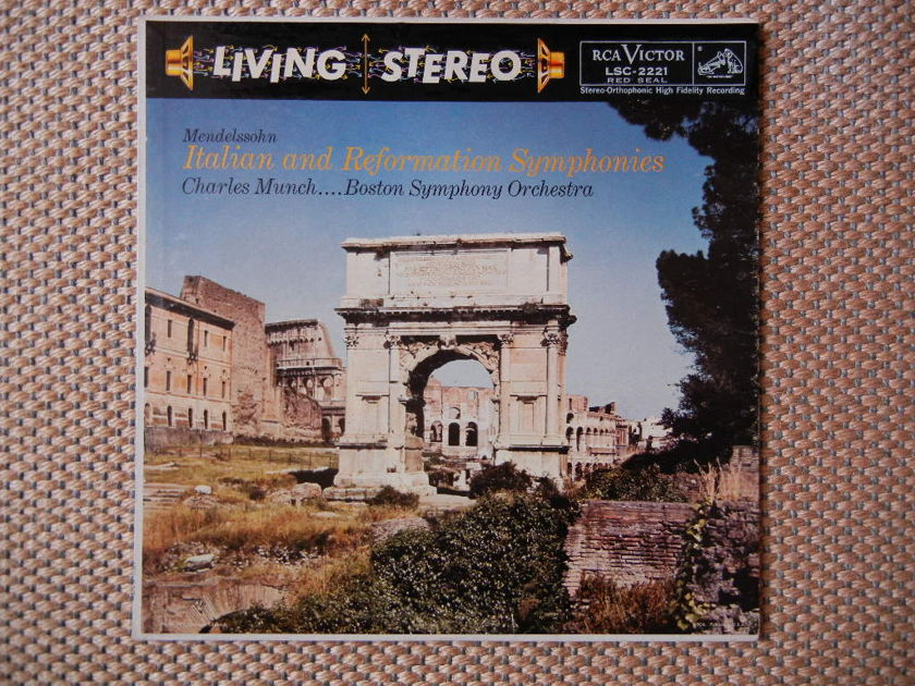 Mendelssohn - Italian and Reformation RCA Living Stereo LSC_2221 Shaded Dog 1958