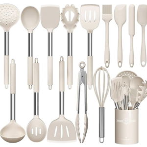 Stainless Steel Kitchen Cooking Utensil Set, Umite Chef 15 pcs Utensils