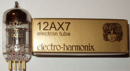Electro Harmonix 12AX7/12AU7/12AT7 pre-amp tubes, gold ...