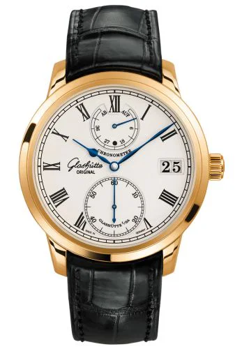 Senator Chronometer Rose Gold / Silver / Alligator / Pin