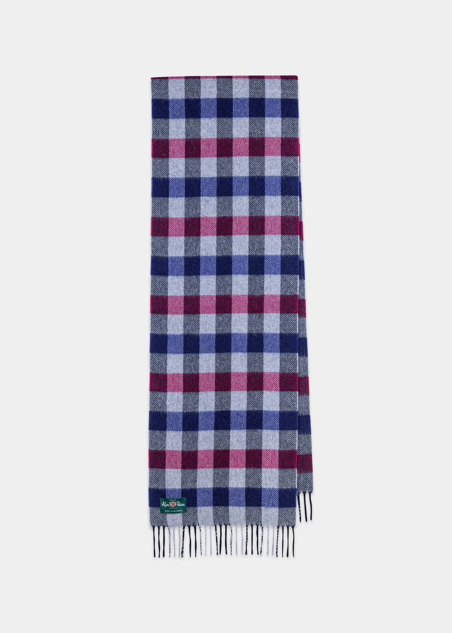 KINSLEY CASHMERE SCARF  IN WINE