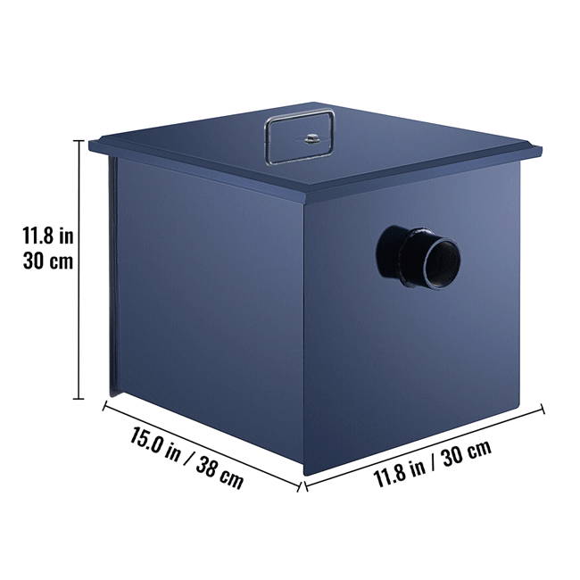 Residential Commercial Home Grease Interceptor Trap 